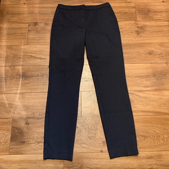 Zara Women’s Navy Skinny Trousers Pants Small - Picture 2 of 9